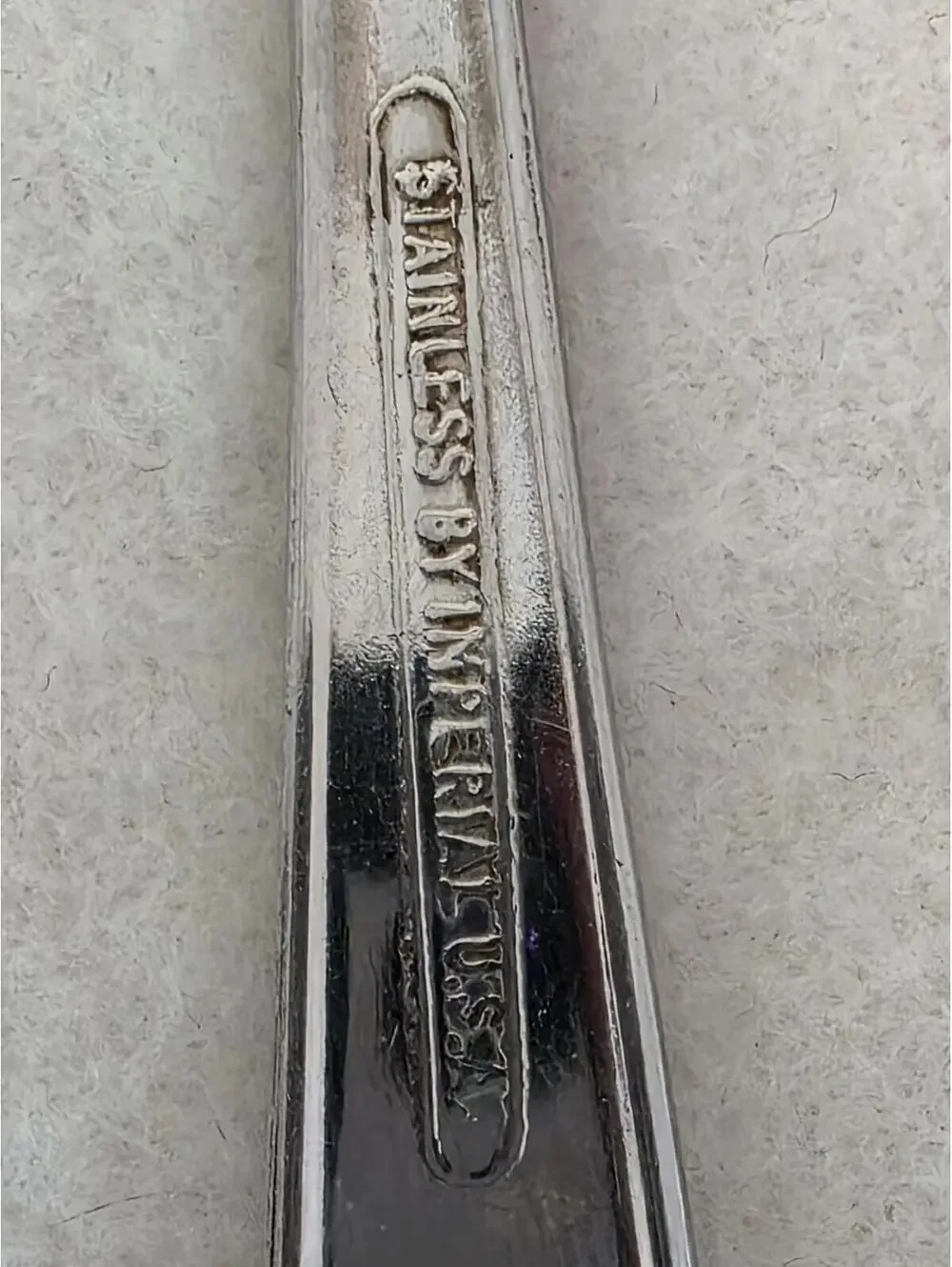 Imperial Lady Duff Stainless Teaspoons Set of 4 USA IMILAD Discontinued Flatware
